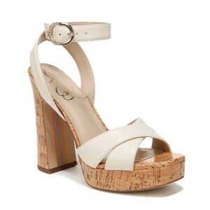 Sam Edelman Kayna Ivory Platform Sandals
